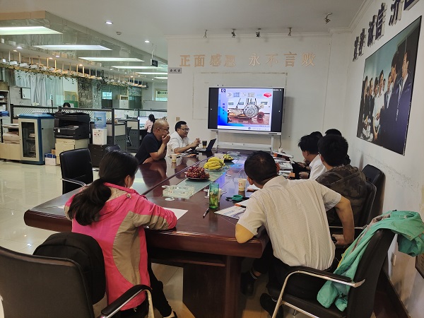 長江電力專家組一行到國為考察交流