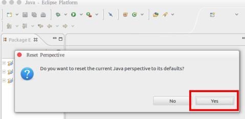 eclipse恢復(fù)默認(rèn)布局的具體方法